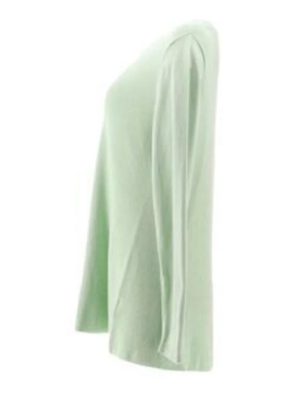 Isaac Mizrahi Live! V-Neck Shaker Stitch Swing Sweater